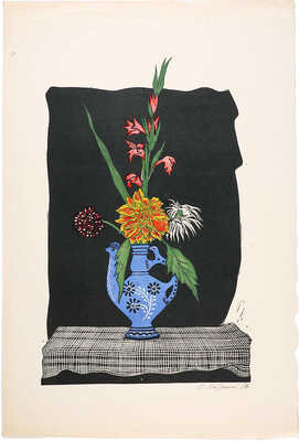 Почтенный Олег Алексеевич. Натюрморт с гладиолусами